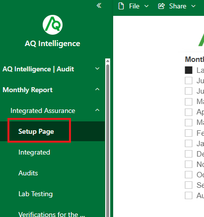 Integrated Assurance Setup Page.png